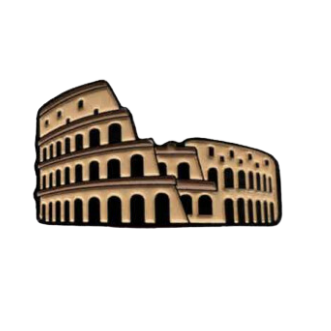 Pin Coliseo Romano Metálico