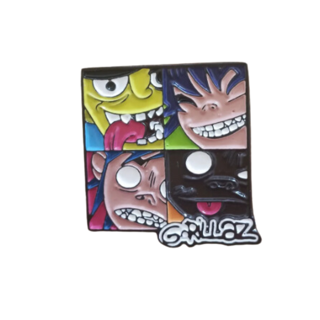 Pin Gorillaz metálico