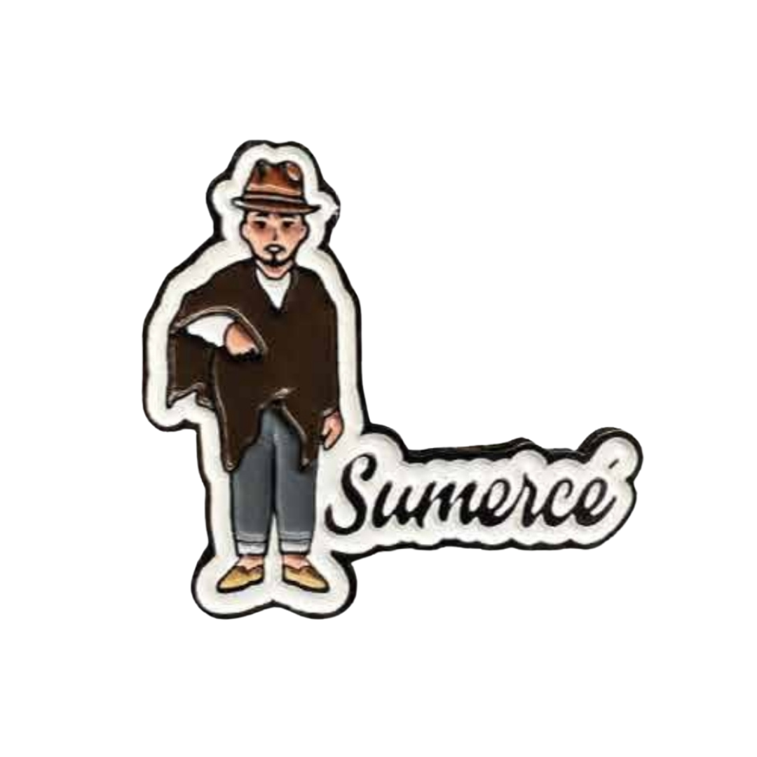 Pin Sumerce Campesino Metálico
