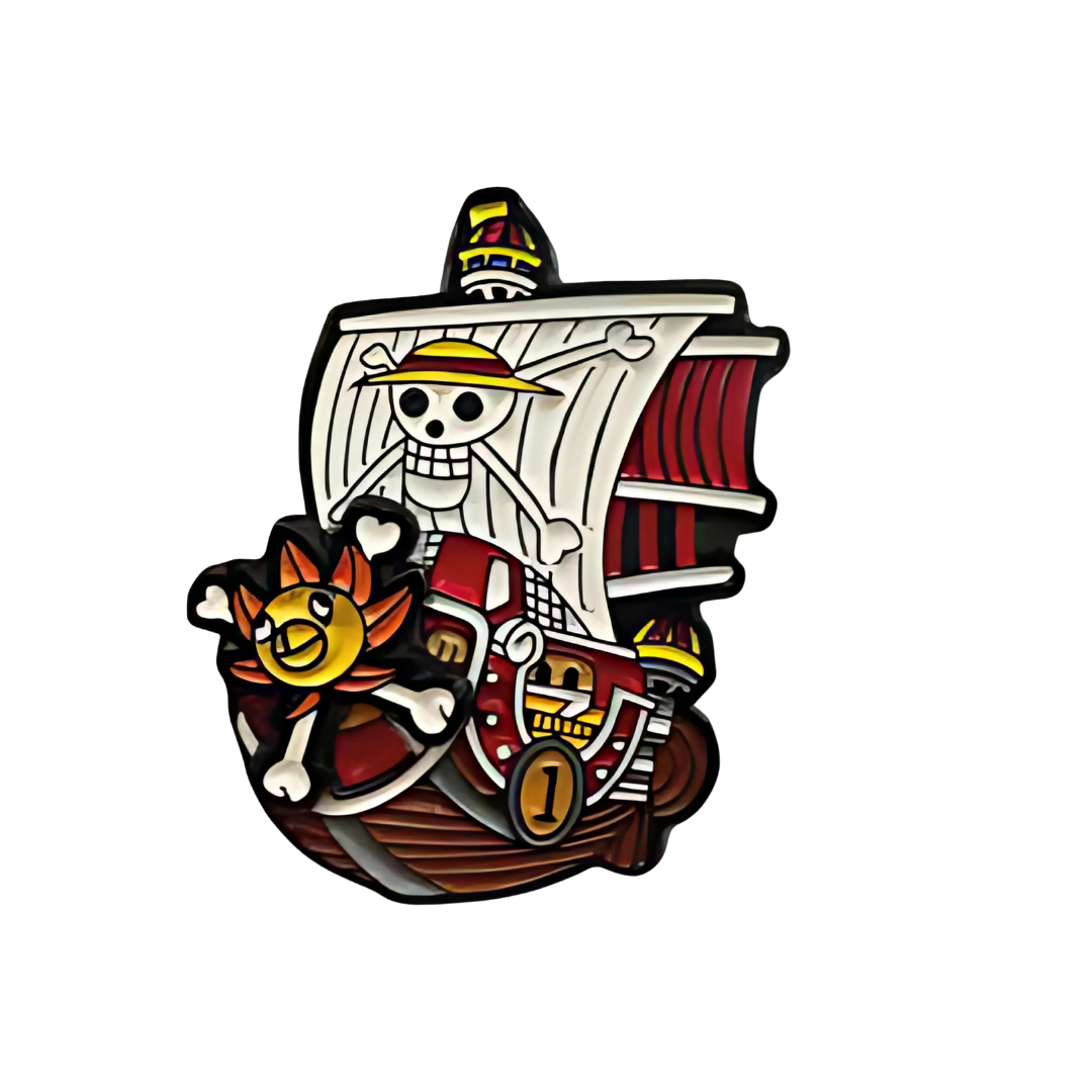 Pin Barco One Piece Metálico Movimiento