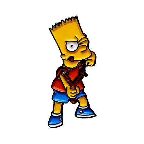 Pin Bart Resortera Metálico