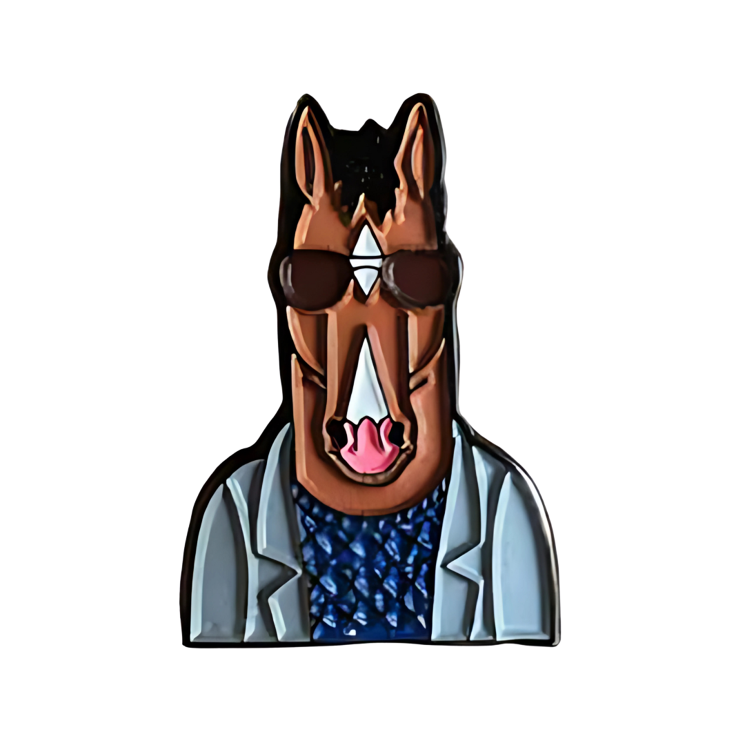 Pin BoJack Horseman Gafas Metálico