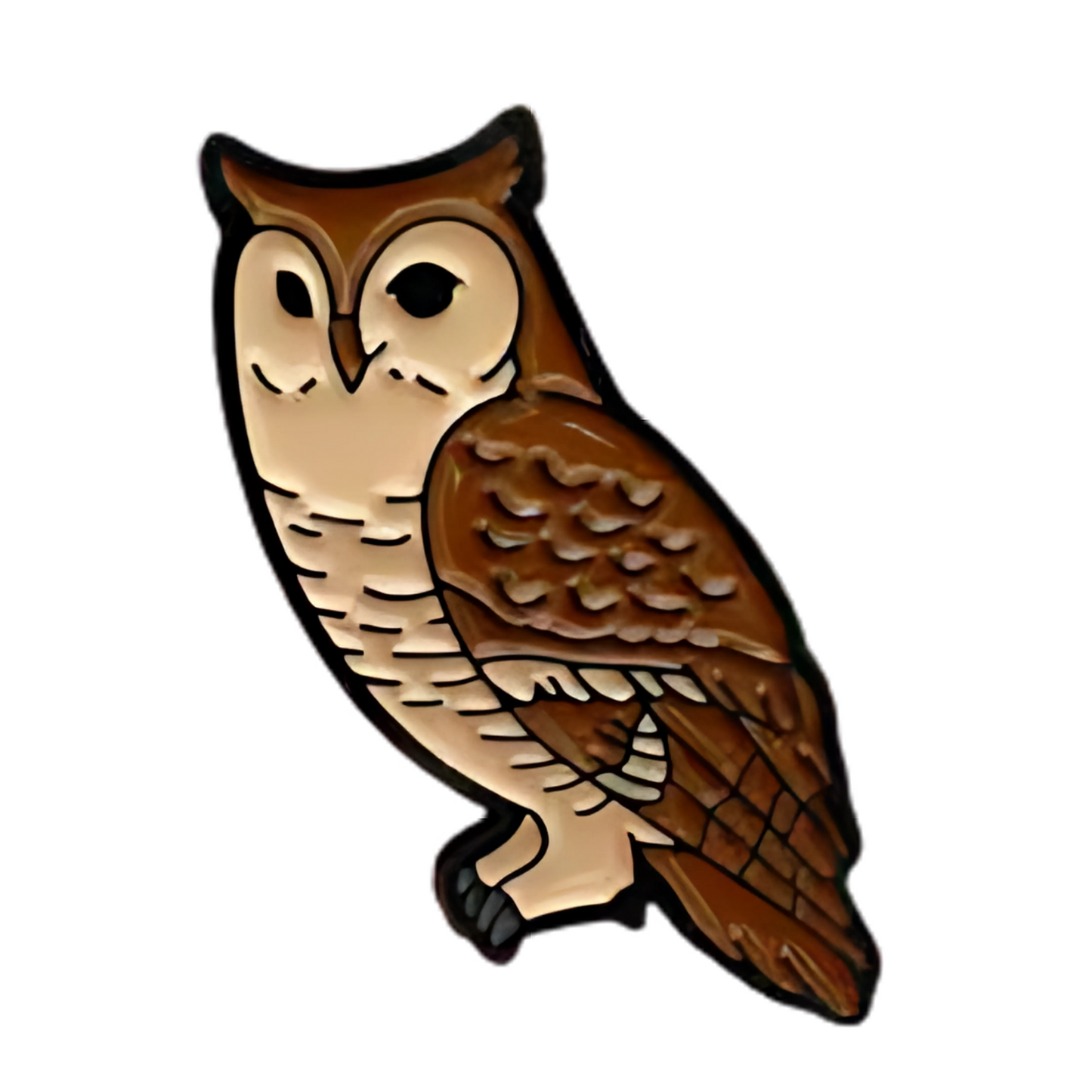 Pin Búho Metálico
