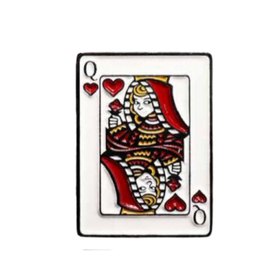 Pin Carta De Corazones Metálico