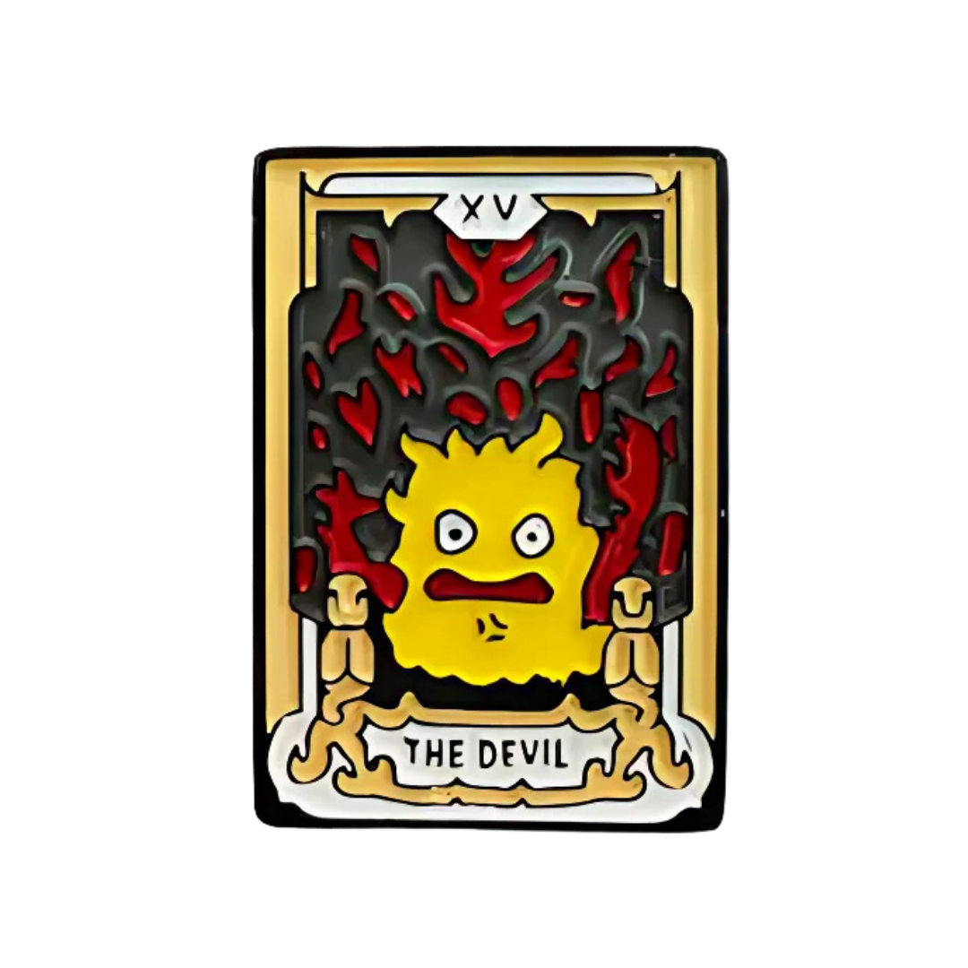Pin Carta The Devil metálico