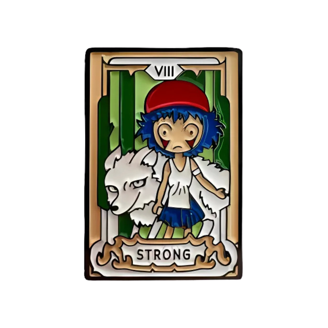 Pin Carta The Strong Metálico