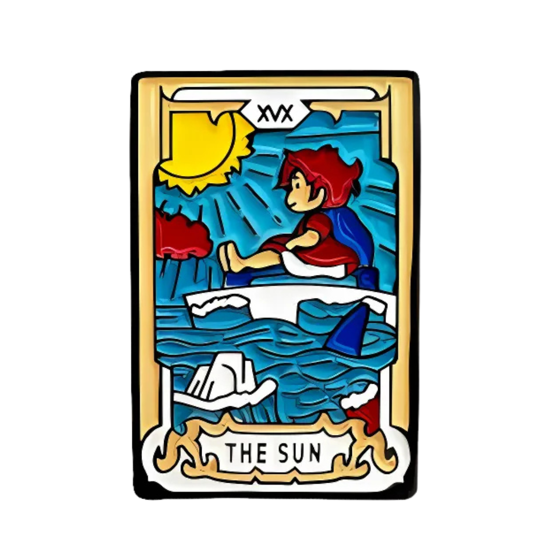 Pin Carta The Sun Metálico