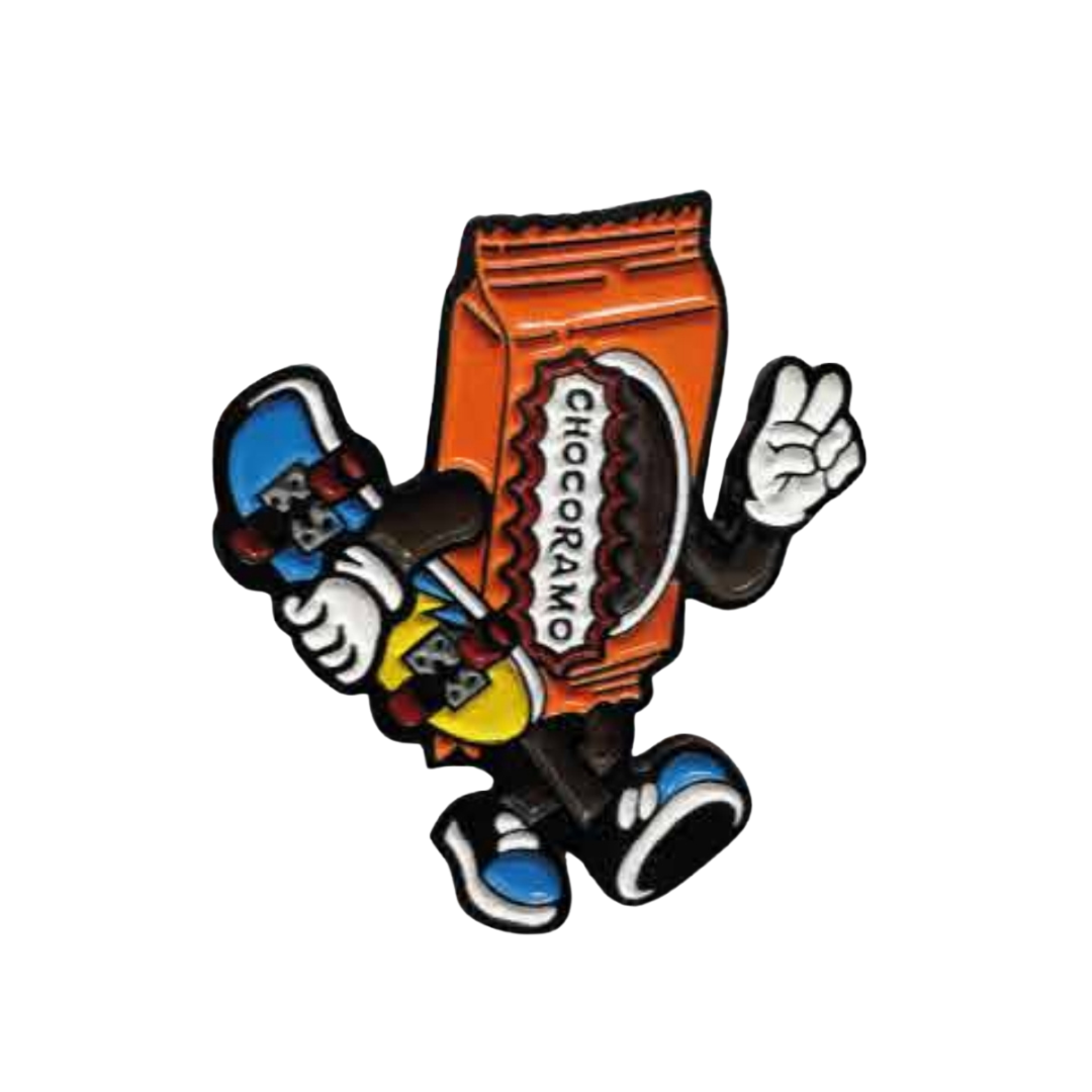 Pin Chocorramo Skate Metálico