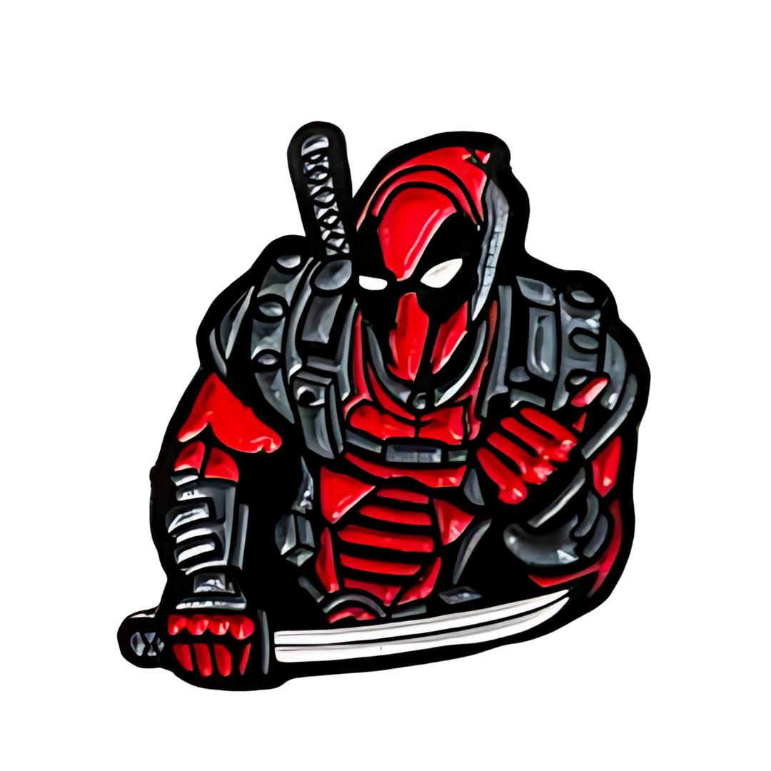 Pin Deadpool Clásico Metálico