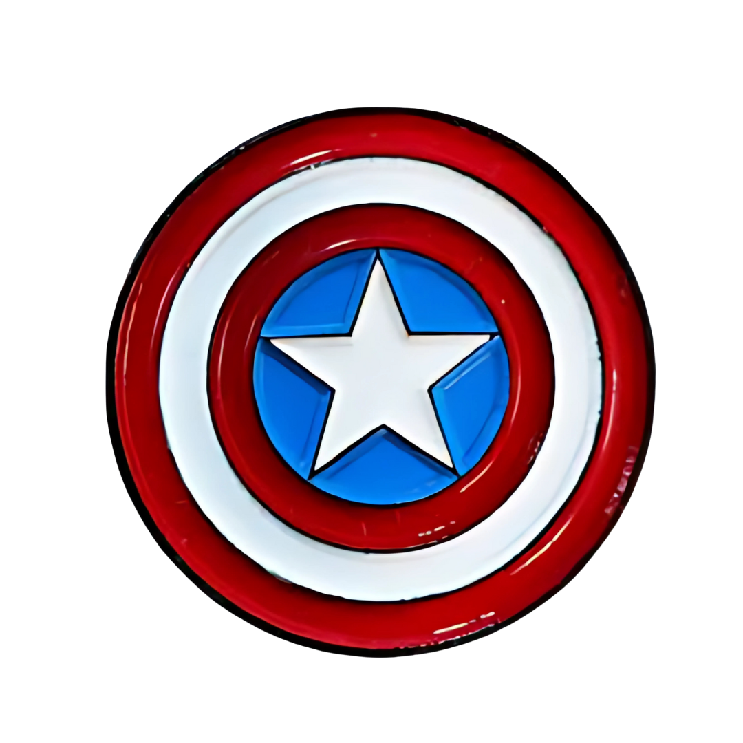 Pin Escudo Capitán América Metálico