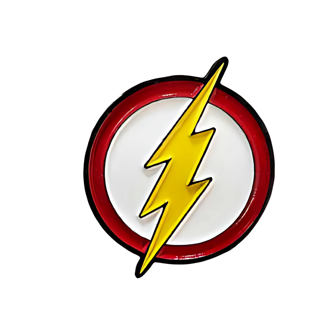 Pin Escudo Flash Metálico