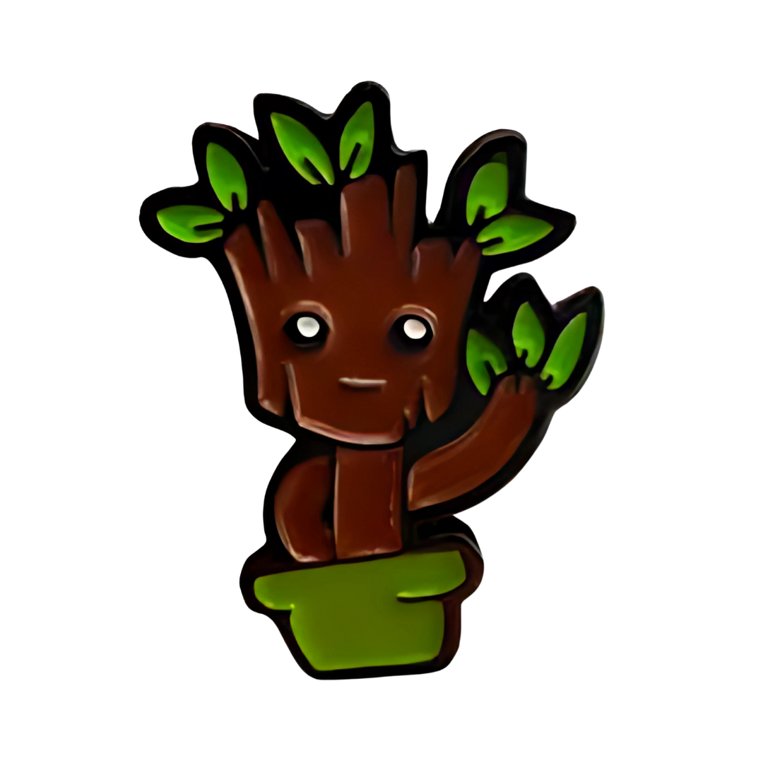 Pin Groot Drak Metálico