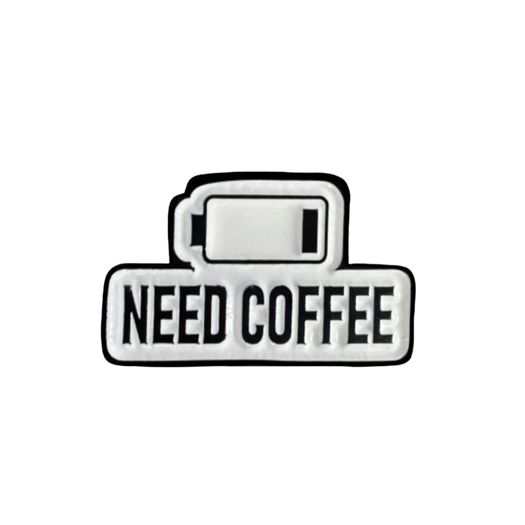 Pin I Need Coffee Metálico