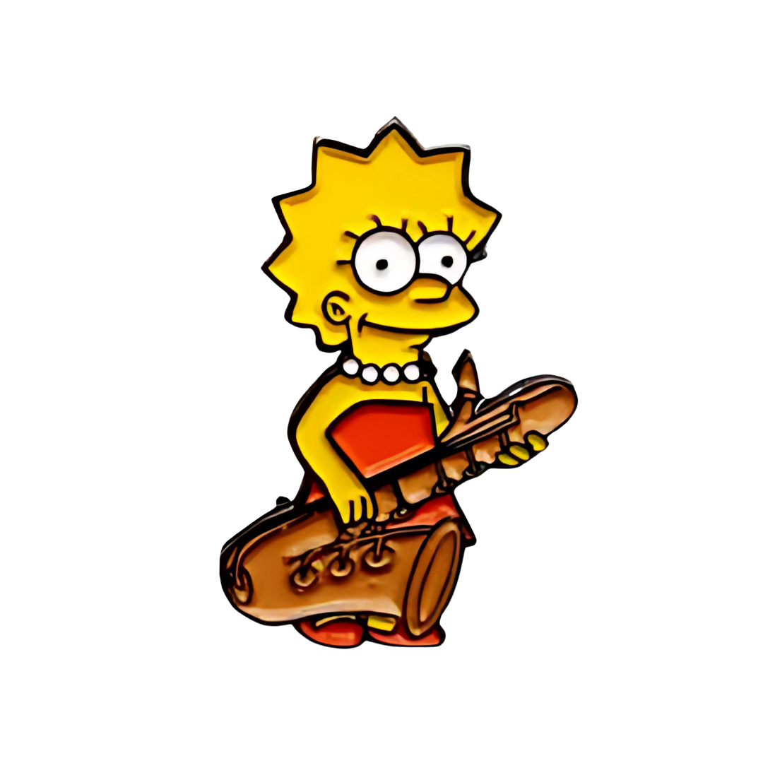 Pin Lisa jazz Metálico