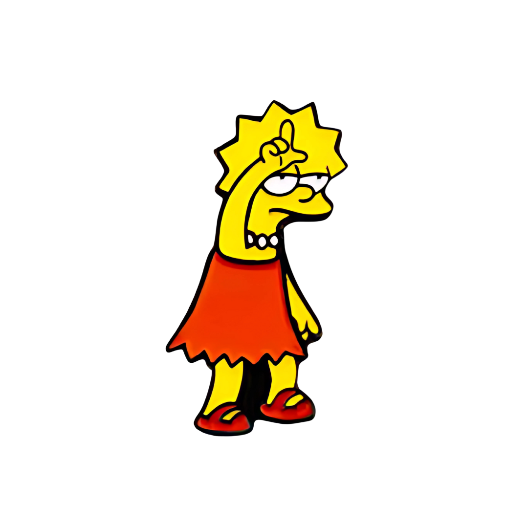 Pin Lisa Loser Metálico