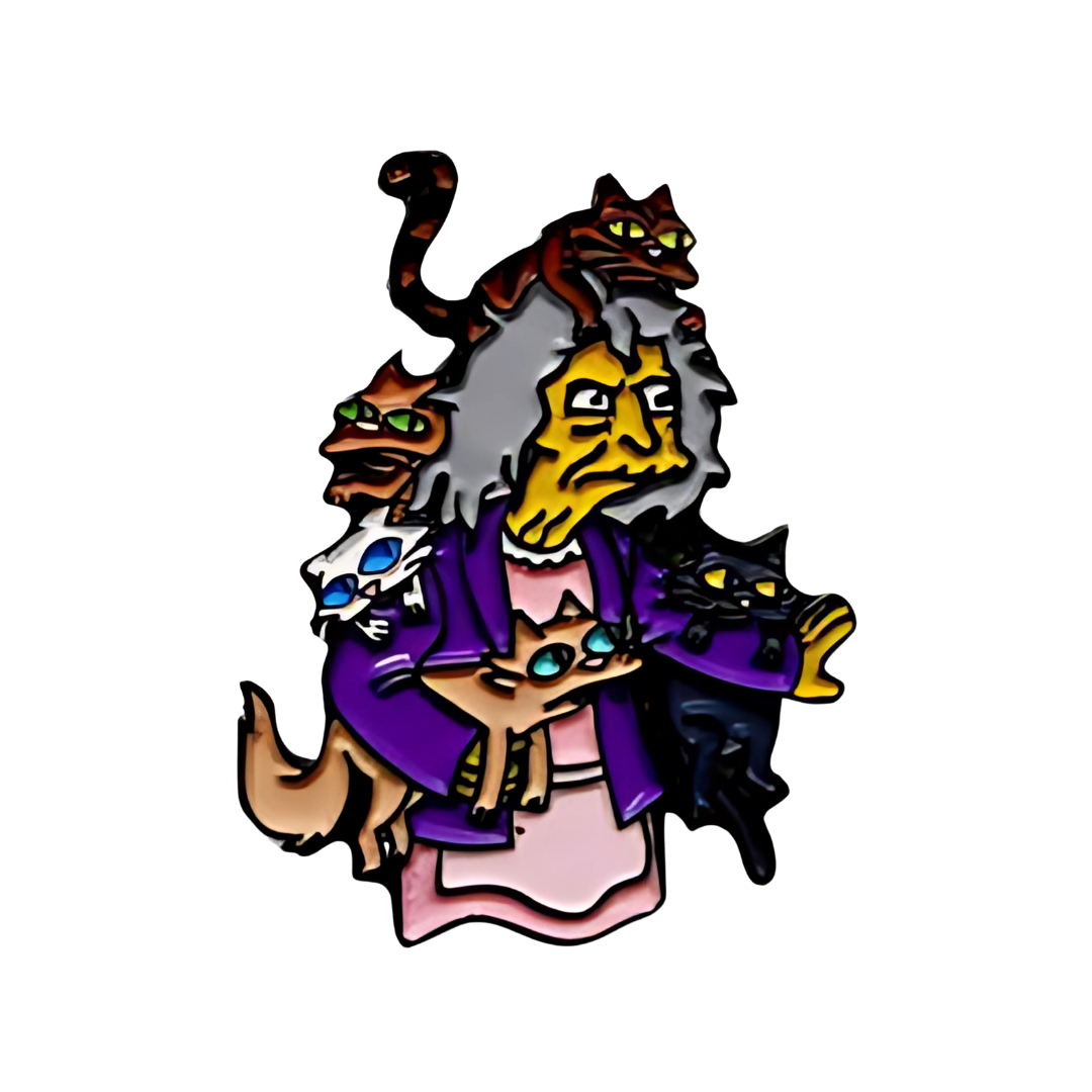 Pin Loca De los Gatos Metálico Clásico