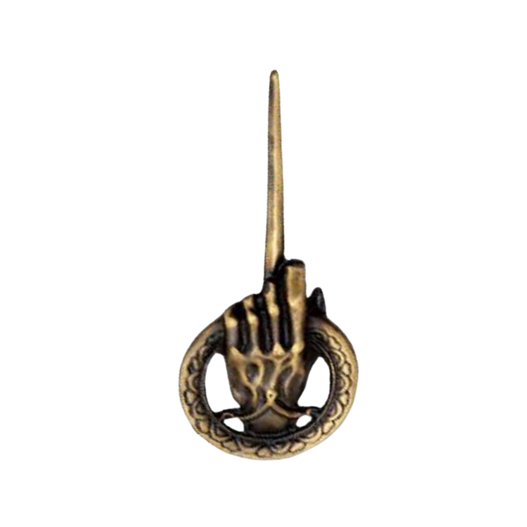 Pin Mano Del Rey Juego De Tronos Metálico Cobre