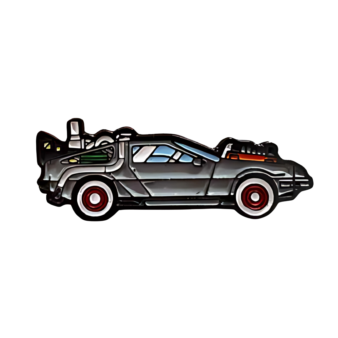 Pin Maquina Del Tiempo Volver Al Futuro Metálico