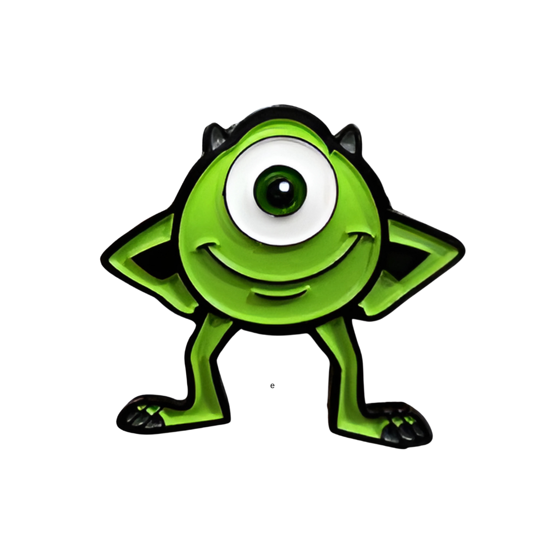 Pin Mike Wazowski Metálico