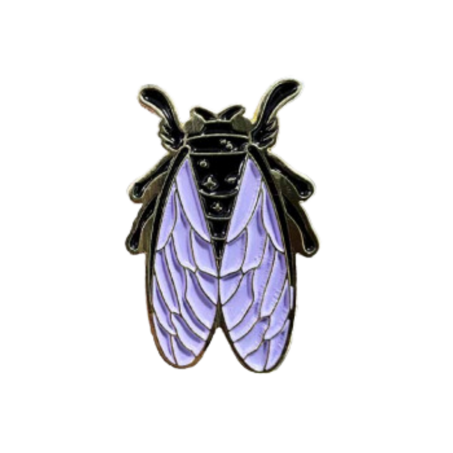 Pin Mosca Lila Metálico