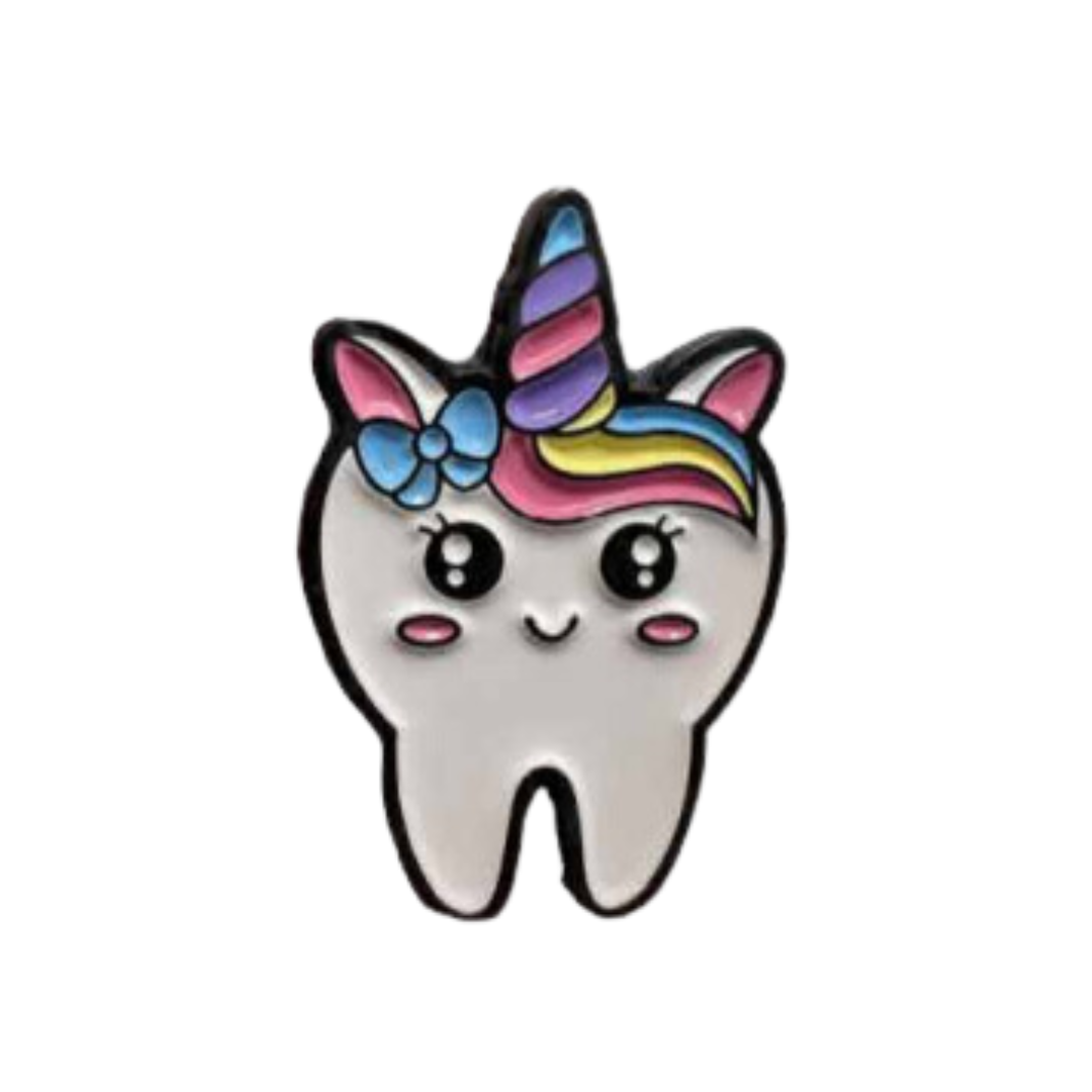 Pin Muela Unicornio Metálico