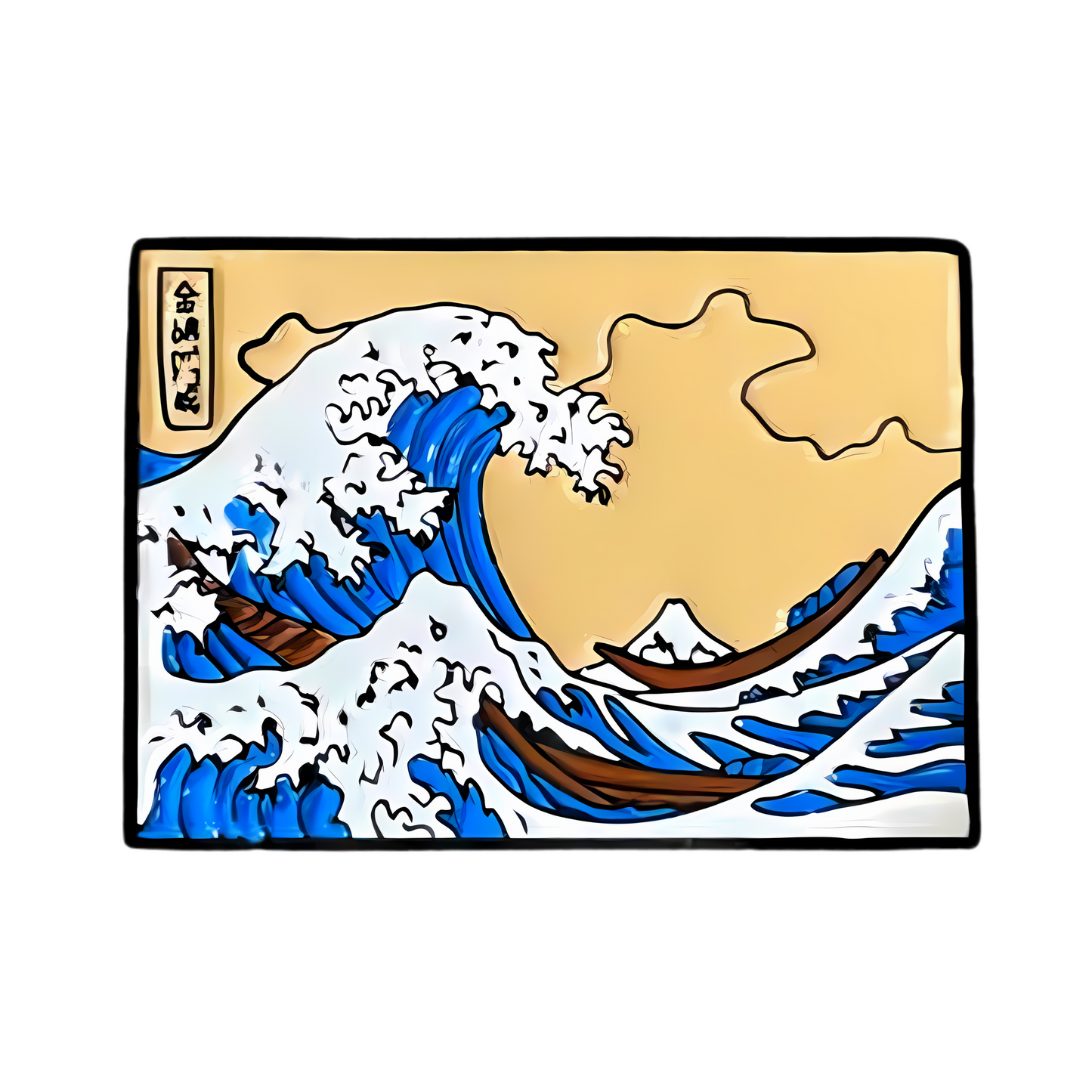 Pin Olas Metálico
