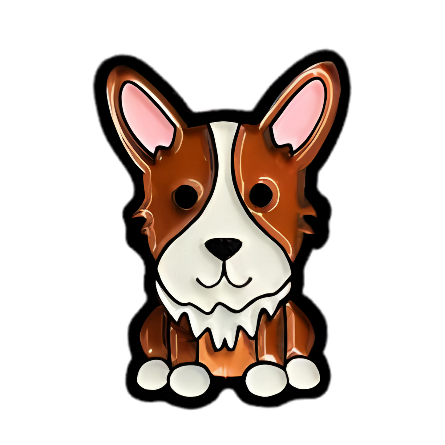 Pin Perro Corgi Metálico