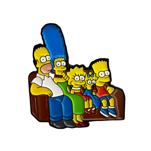 Pin Familia Simpson Metálico