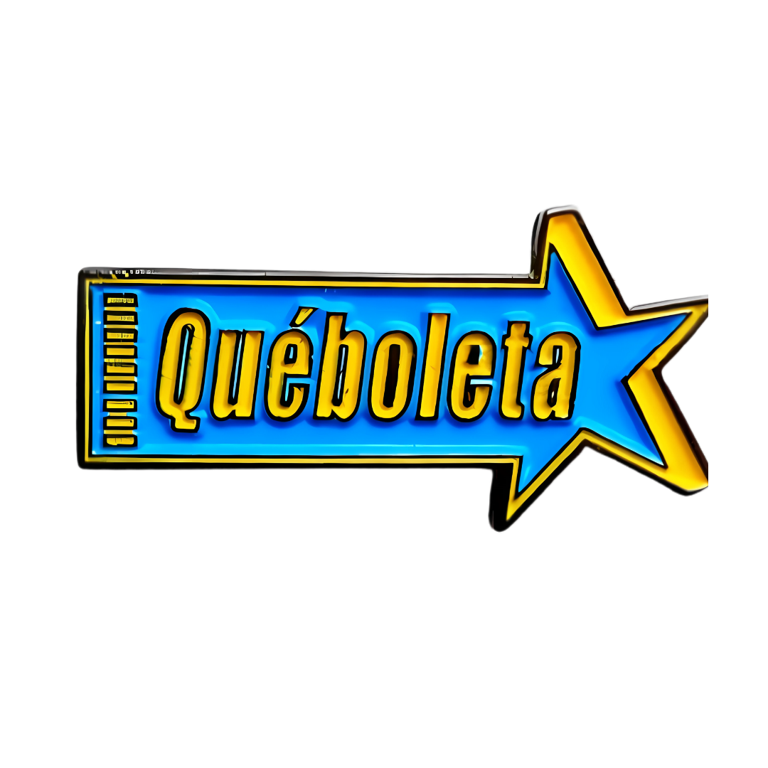 Pin Que Boleta Metálico