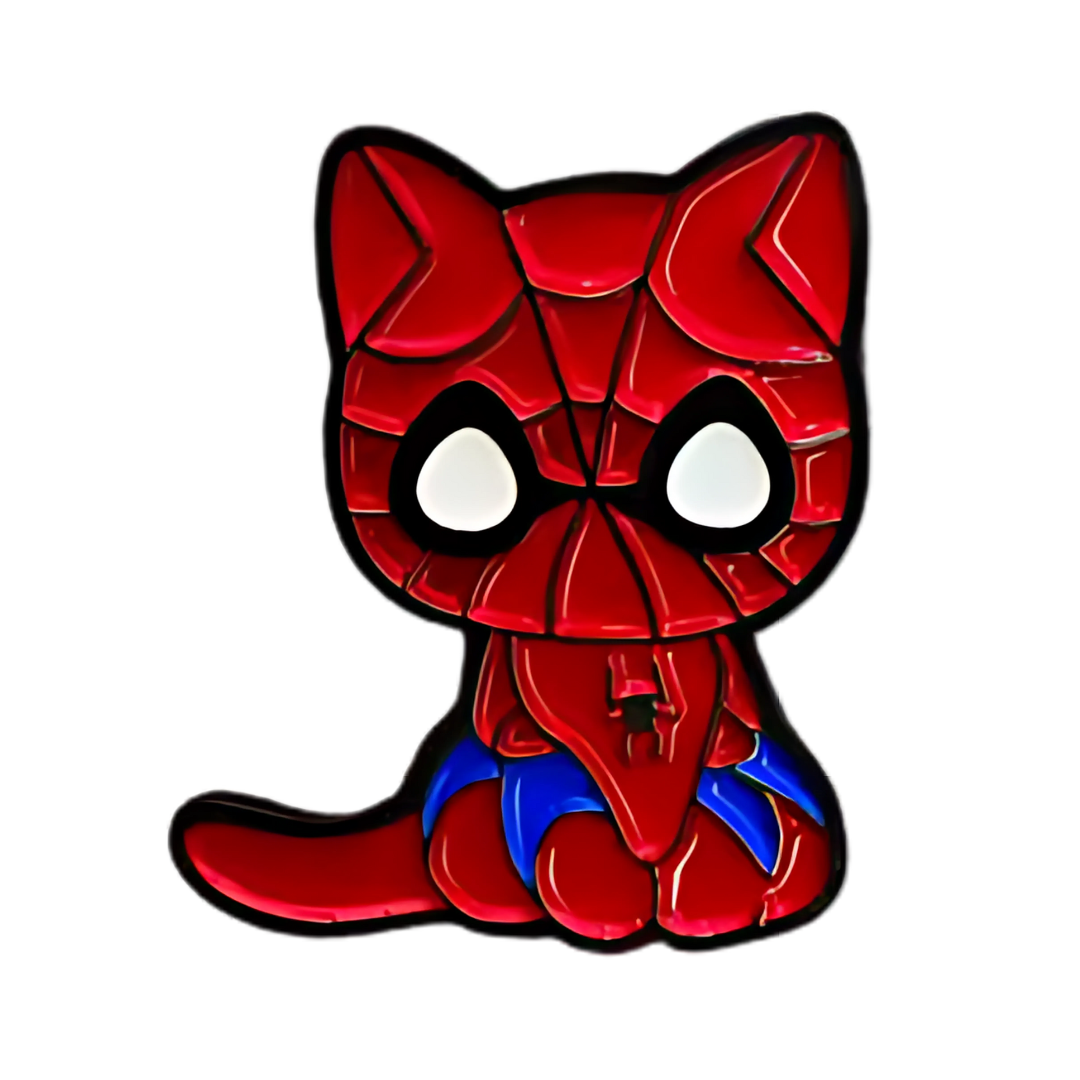 Pin Spider Cat Metálico