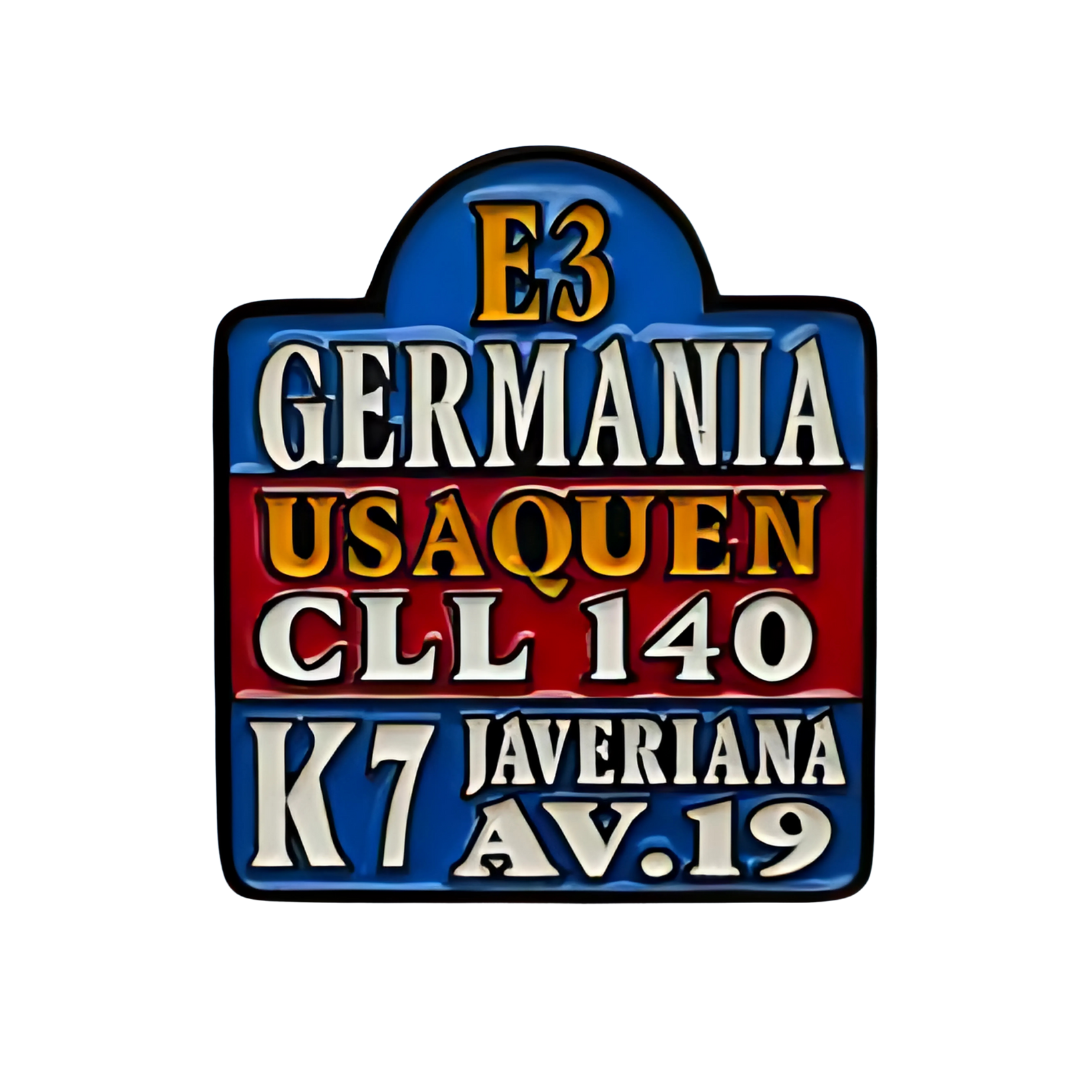 Pin Tabla De Bus Germania Metálico