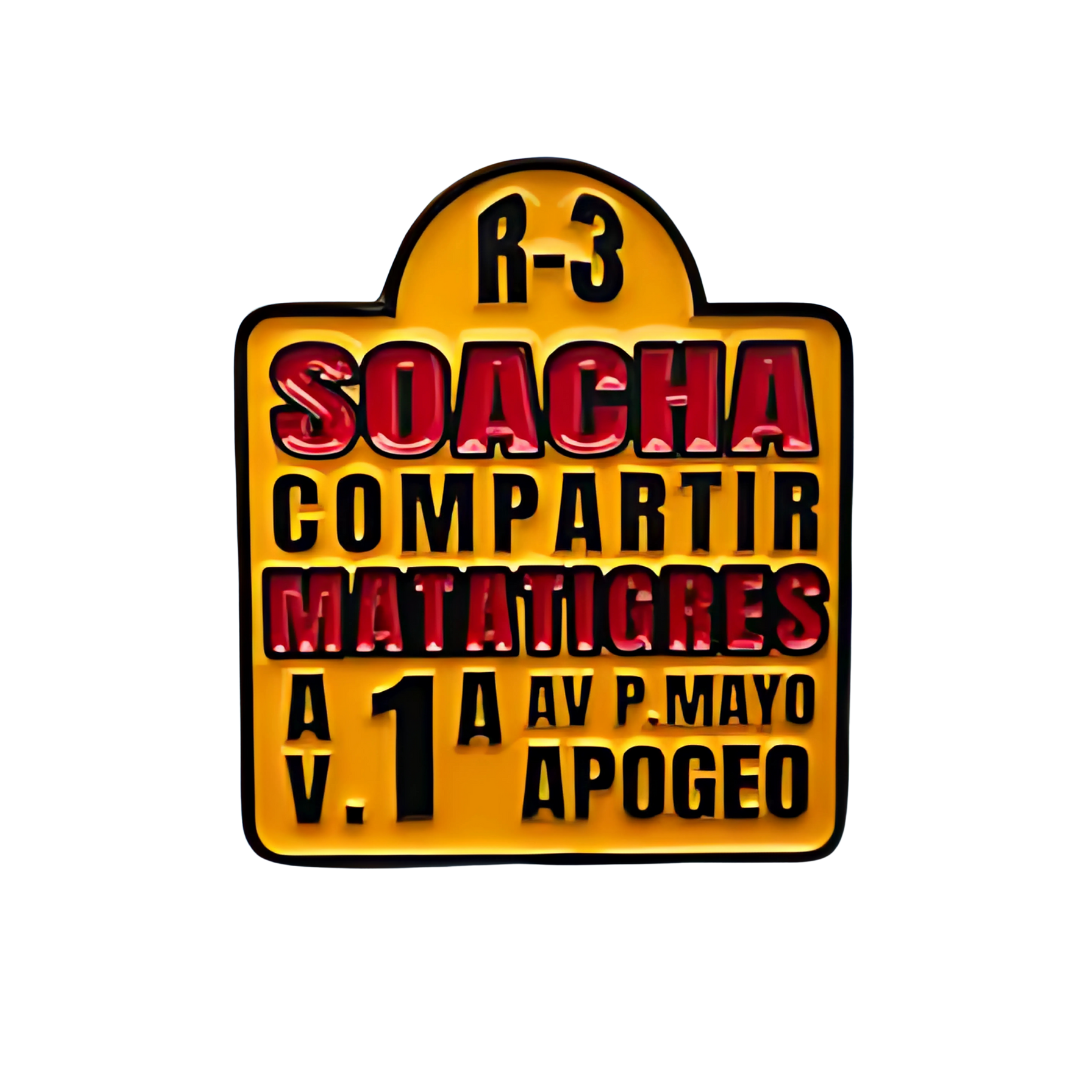 Pin Tabla De Bus Soacha Metálico