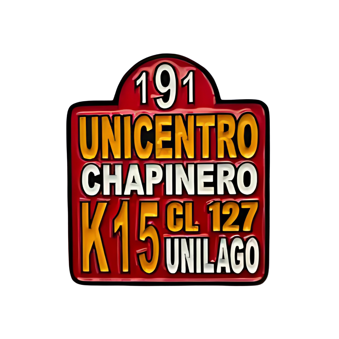 Pin Tabla De Bus Unicentro Metálico
