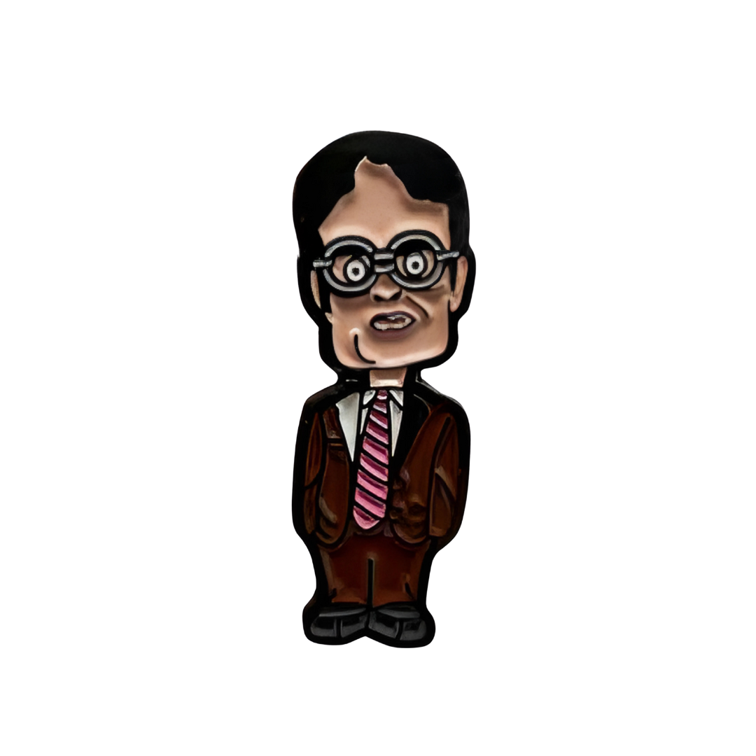 Pin The Office Dwight Schrute Clasico Metálico