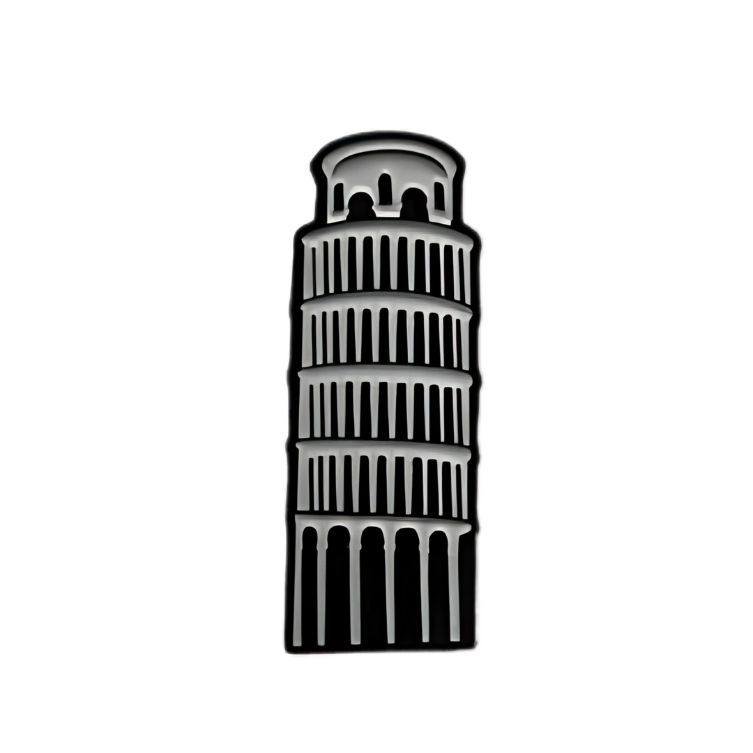 Pin Torre De Pisa Metálico