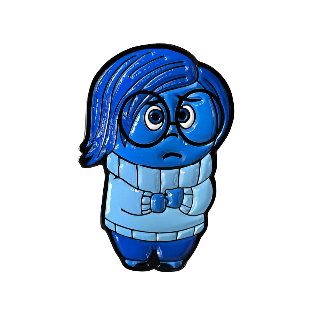 Pin Tristeza Intensamente Metálico