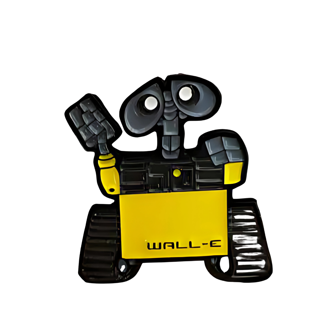 Pin Wall- E Hola Metálico