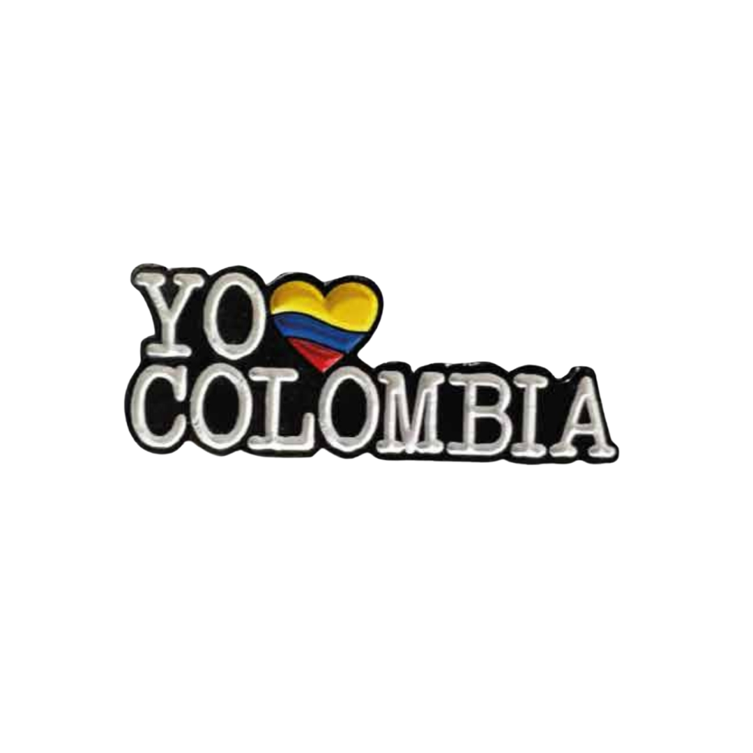 Pin Yo Amo Colombia Metálico