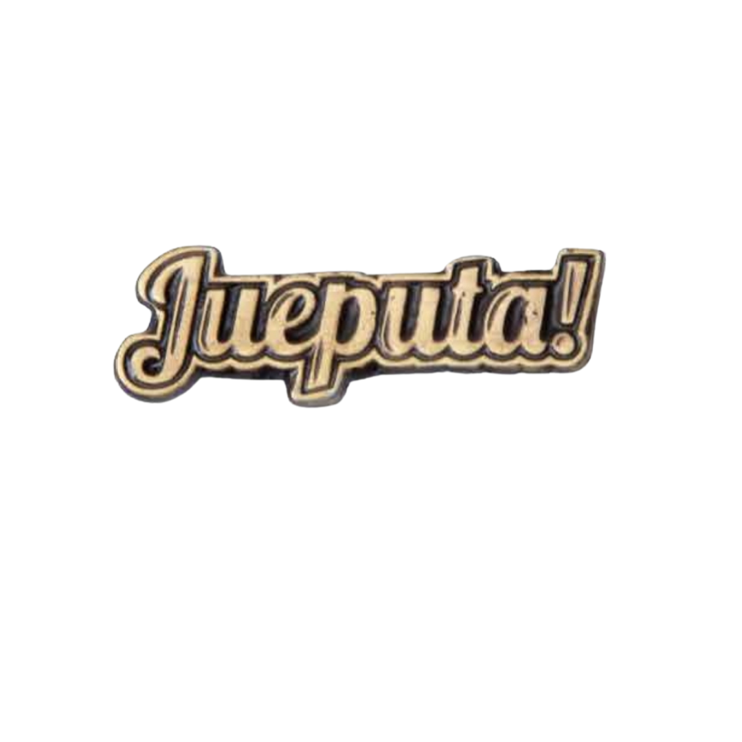 Pin Jueputa Metálico Cobre