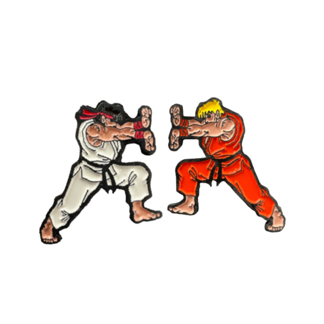 Pines Street Fighter Metálicos