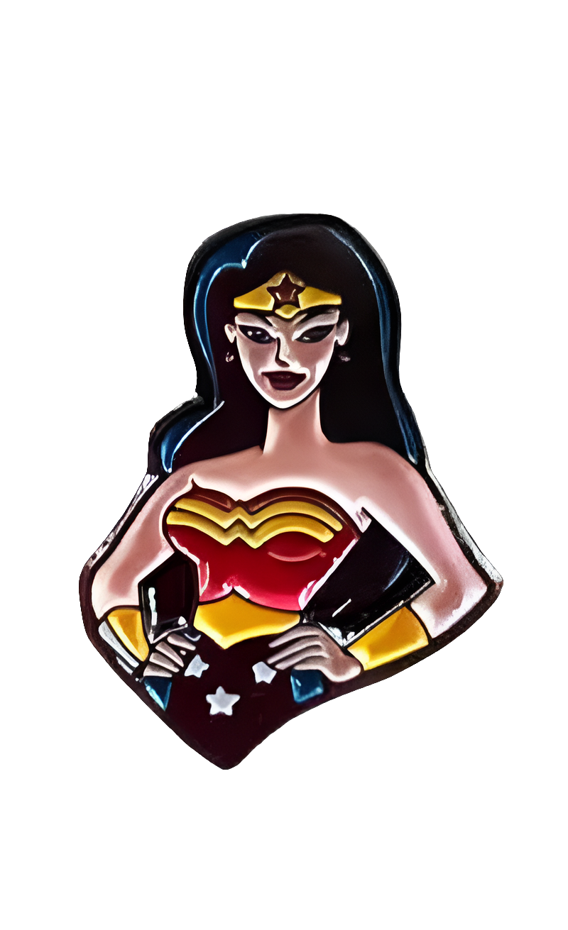 Pin Mujer Maravilla Metálico