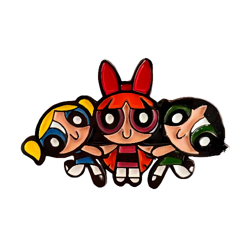Pin Chicas Súper Poderosas Metálico
