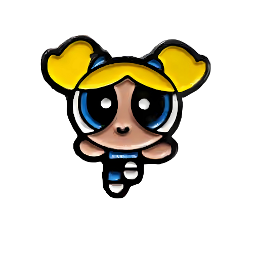 Pin Burbuja Chicas Súper Poderosas Metálico