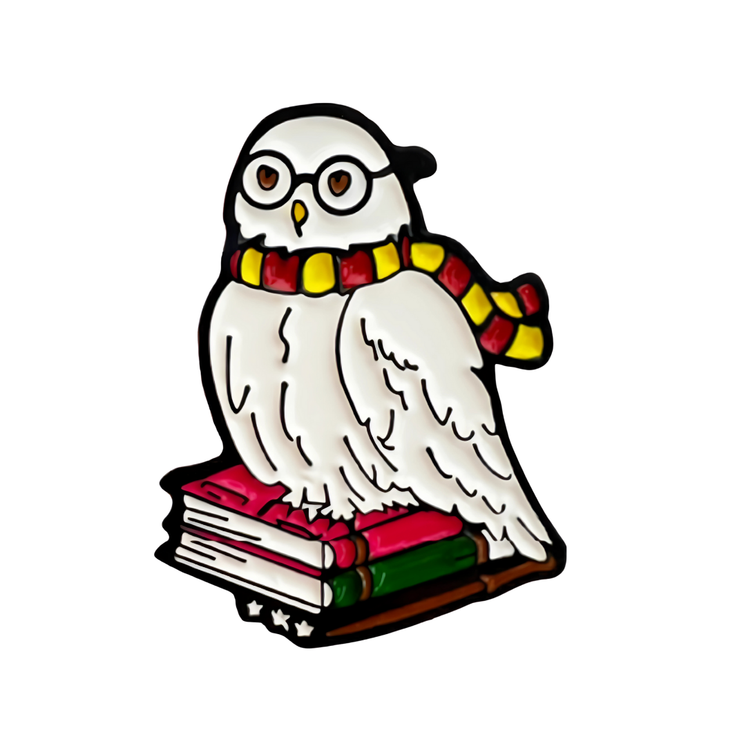 Pin Lechuza Hedwig Harry Potter Metálico