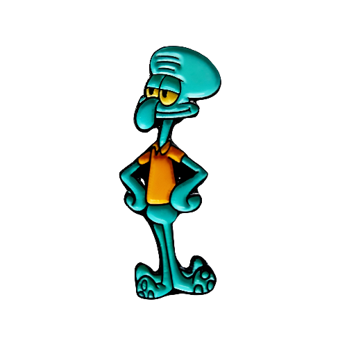 Pin Calamardo Bob Esponja Metálico
