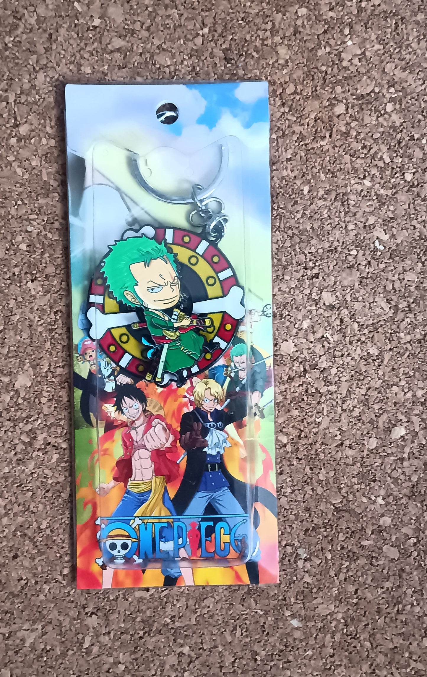 Llavero Zoro One Piece Metálico