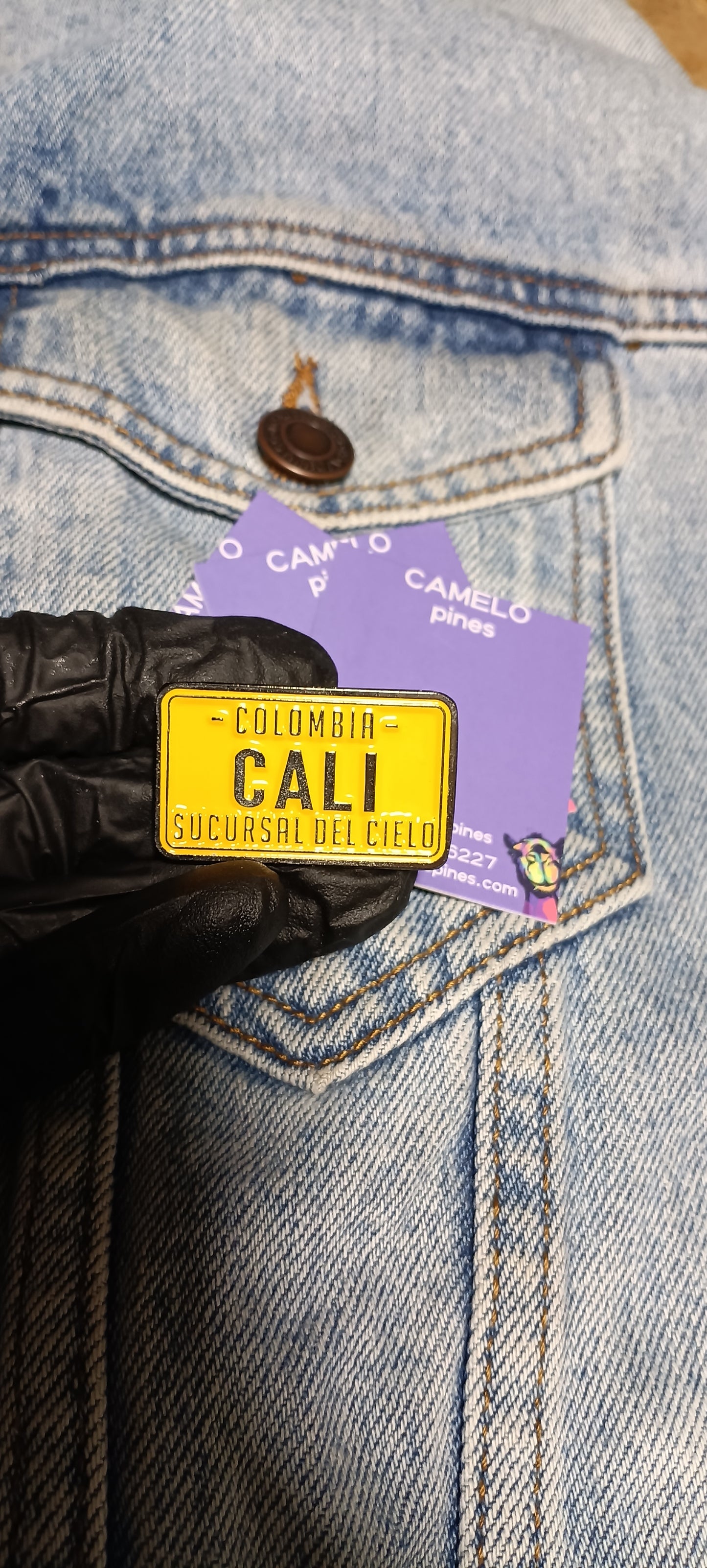 Pin De Cali Colombia Metálico