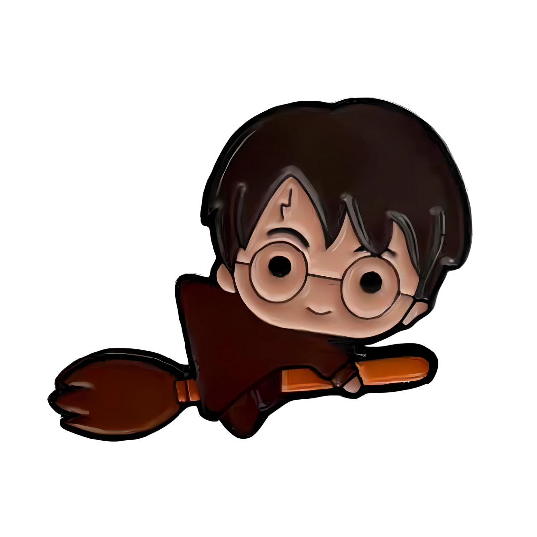 Pin Harry Potter Escoba Metálico