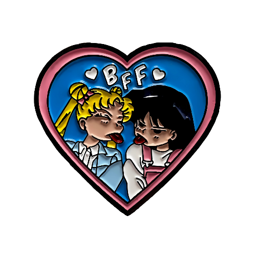Pin Sailor Moon BFF Metálico