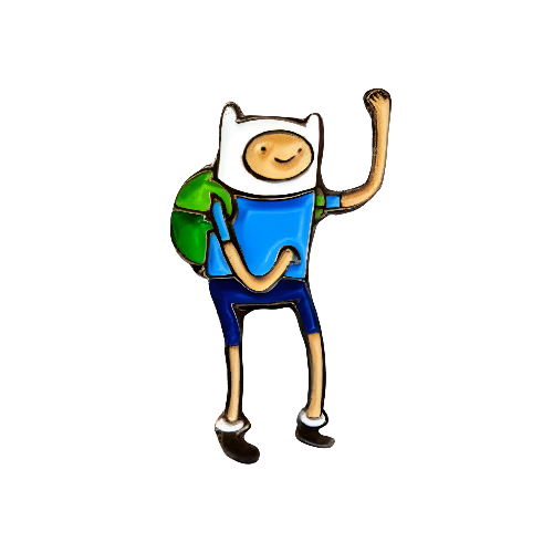 Pin Finn El Humano Hora Aventura Metálico